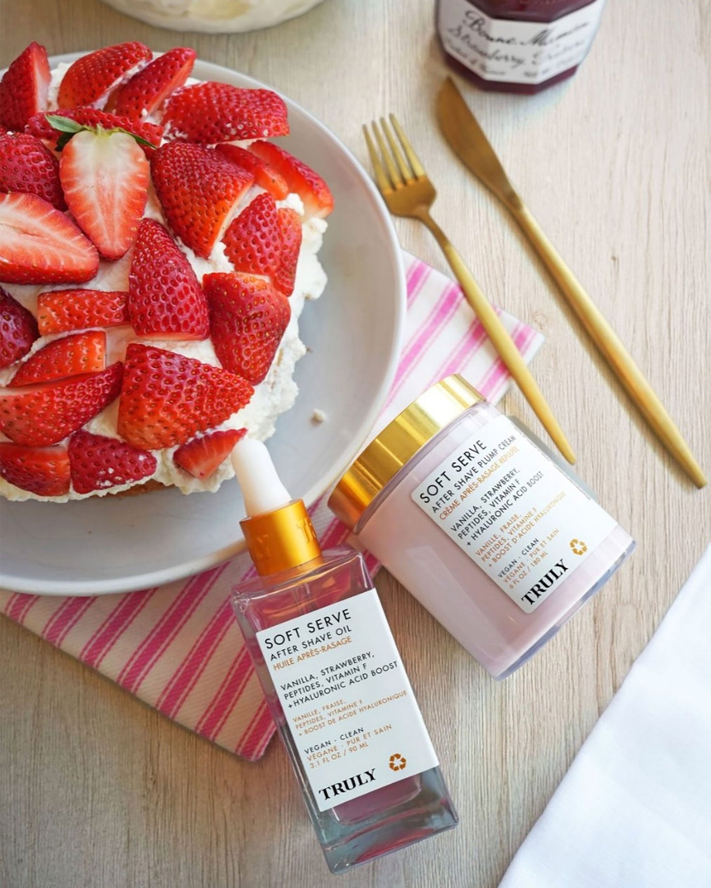 Combo Truly: Para Después del Afeitado, Aceite Truly + Crema Hidratante