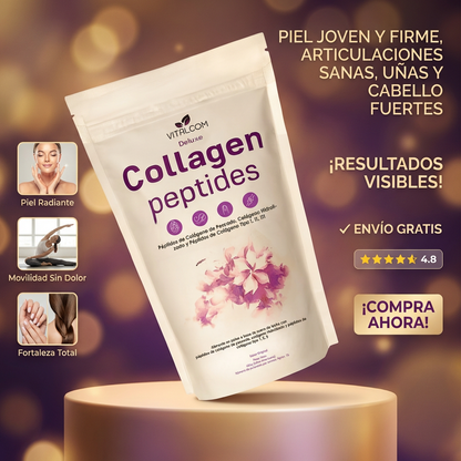 Deluxe Collagen Peptides | Belleza, firmeza y bienestar que se sienten desde adentro