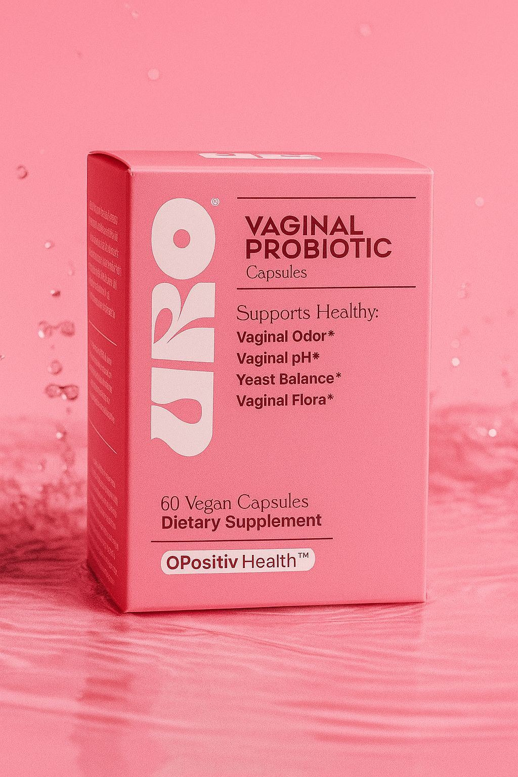 URO™: Probiótico Vaginal Original - Frasco de 60 cápsulas